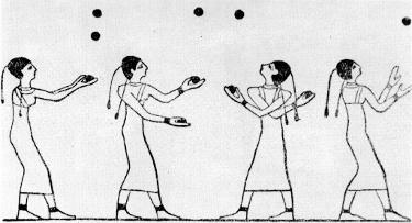 Early Egyptian Juggling art